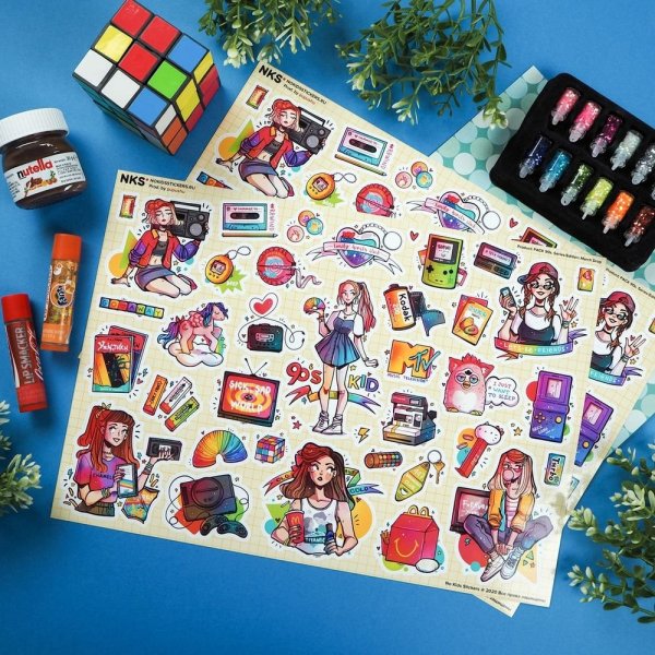 Монстрики (с наклейками)