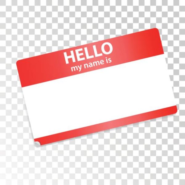 Стикеры Хелло май нейм из