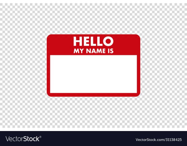 Стикеры hello my name