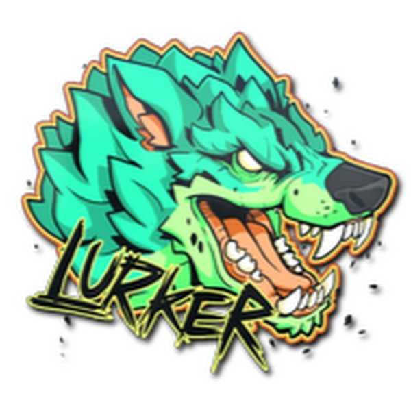 Наклейка lurker в КС го