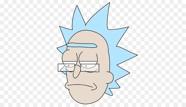 Рик и Морти лицо Рика