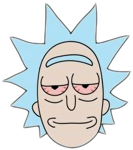 Рик и Морти лицо Рика