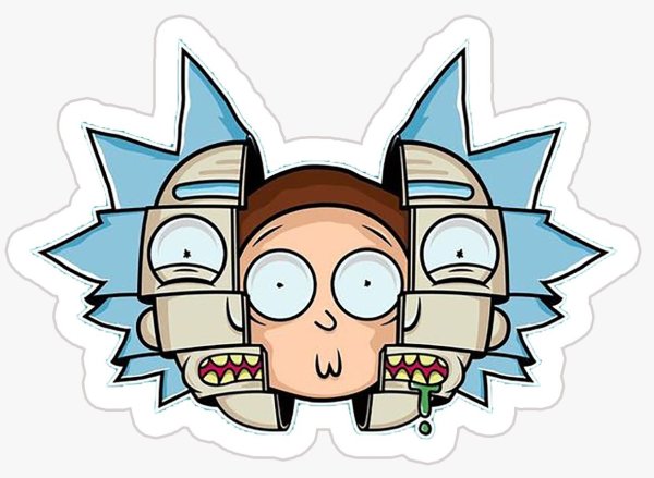 Rick and Morty наклейки