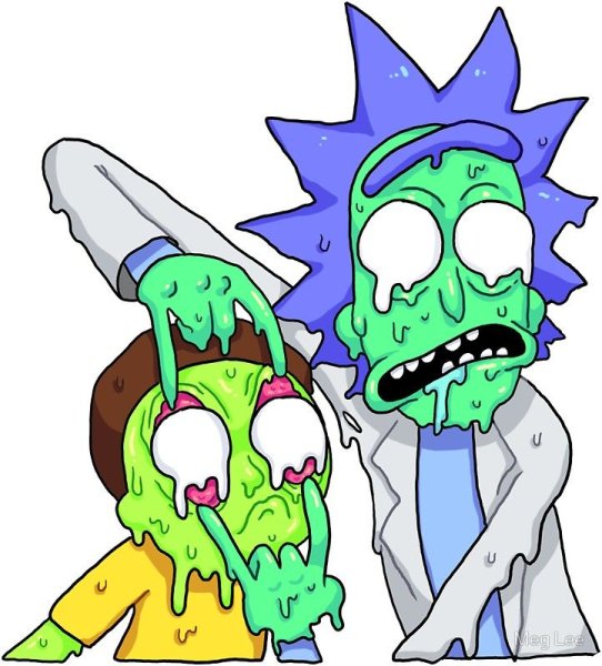 Рик и Морти Укуренные