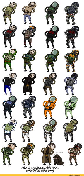 Наклейки сталкер