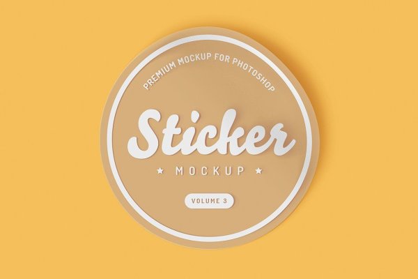 Мокапы для стикеров