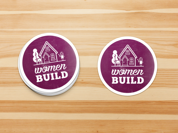 Мокап наклейки