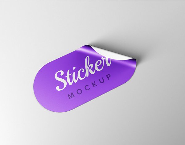 Виниловые Стикеры мокап