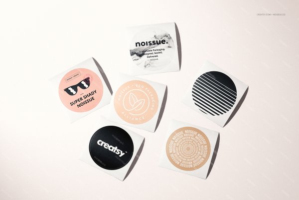 Стикеры мокап