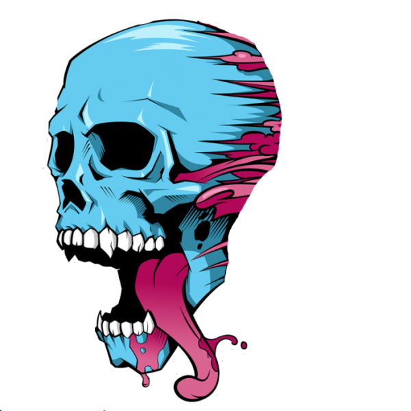 Череп в респираторе