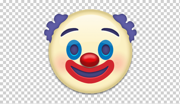 Смайлик клоуна