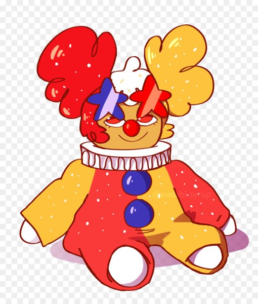 Клоун КРАСТИ стикер