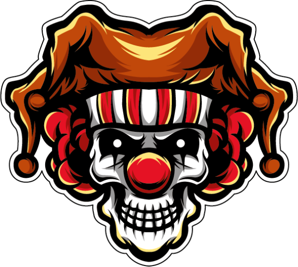 Стикер клоуна PNG