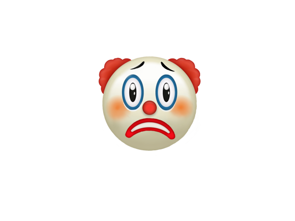 Клоун Emoji