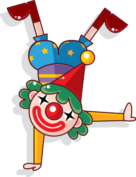 Маска клоуна эмодзи