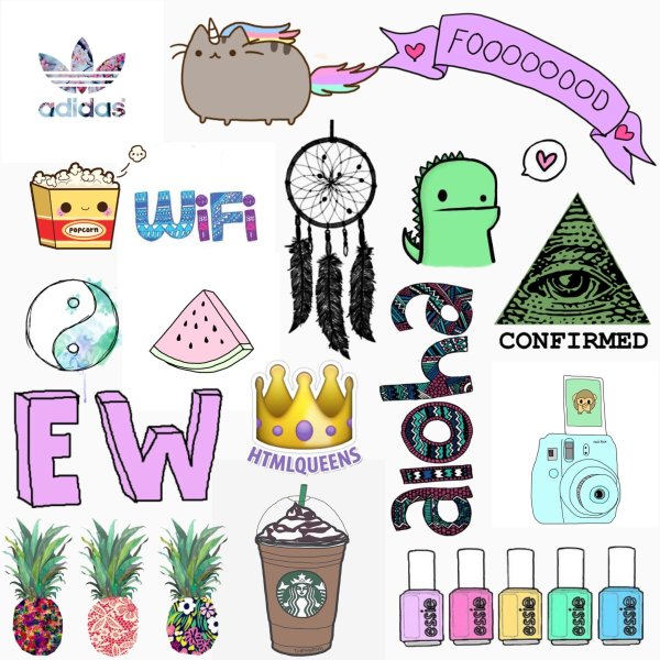 Стикеры для срисовки