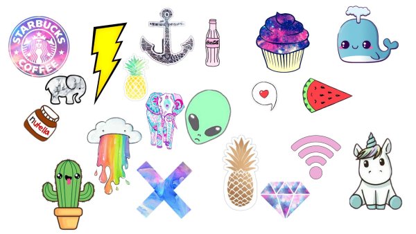 Розовые Стикеры