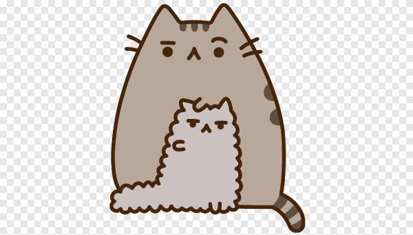 Наклейки котик Пушок