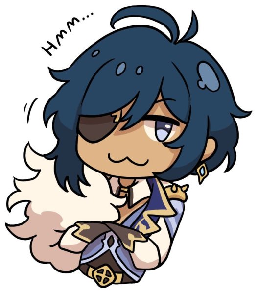 Стикеры Геншин Импакт Чиби