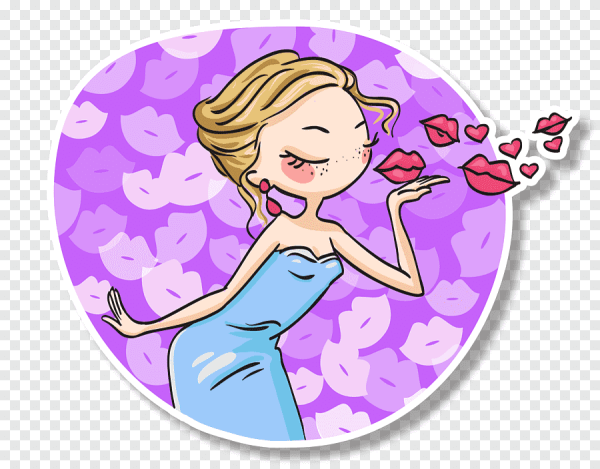 Стикеры девушки