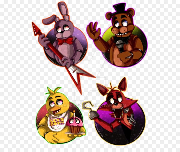 Наклейки с АНИМАТРОНИКАМИ