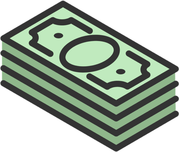 Наклейки деньги