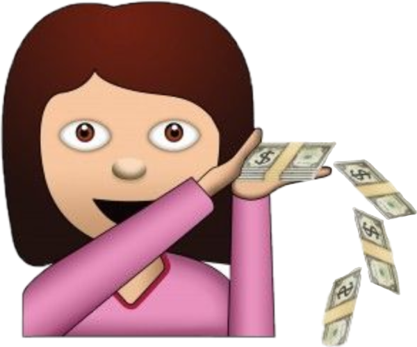 Стикер деньги