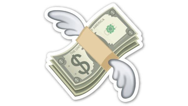 Стикер деньги