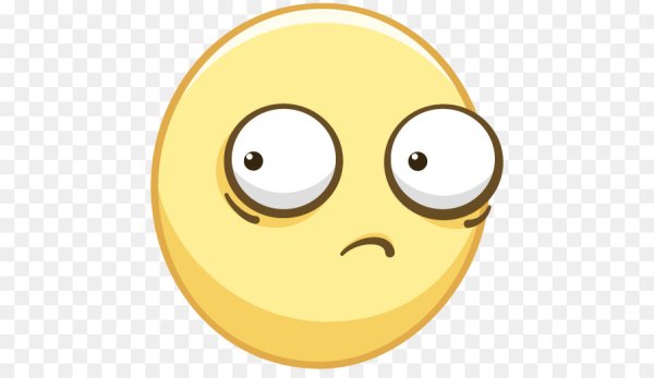 Смайлик с выпученными глазами