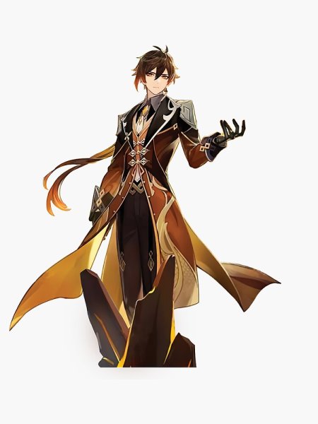 Чжун ли Геншин Чиби Стикеры