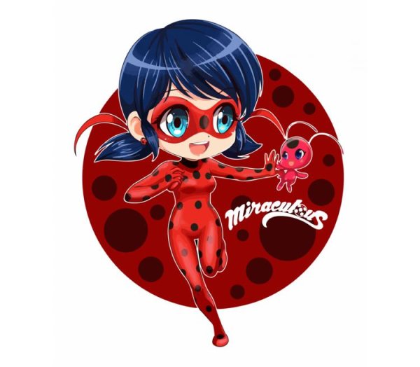 Наклейки для распечатки леди баг