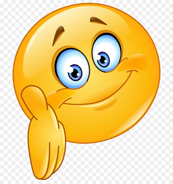 Стикер улыбка