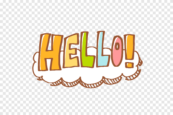 Стикеры привет на прозрачном фоне