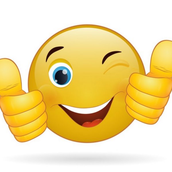 Смайлик здорово классно