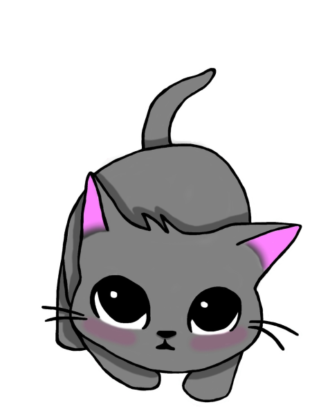 Милый котик без фона