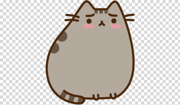 Pusheen грустный