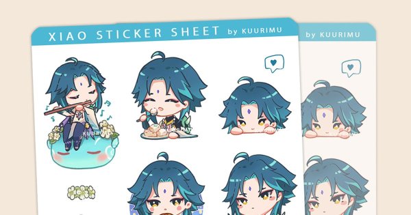 Сяо Чиби Стикеры
