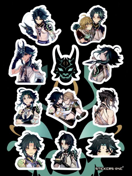 Стикеры Сяо Геншин телеграм