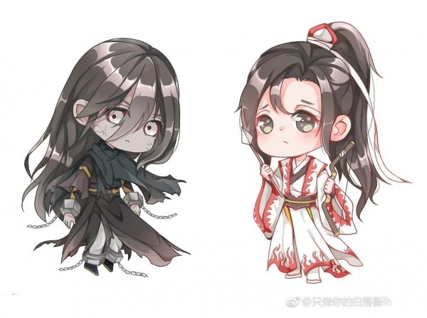 Магистр дьявольского культа Стикеры Чиби