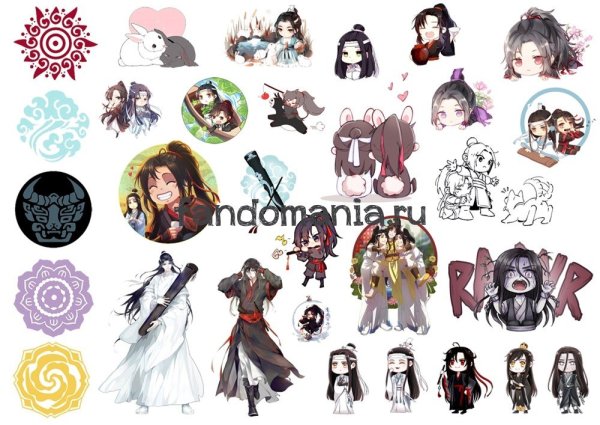 Аниме наклейки Магистр дьявольского культа