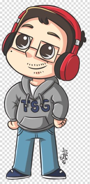 Человек арт мультяшный