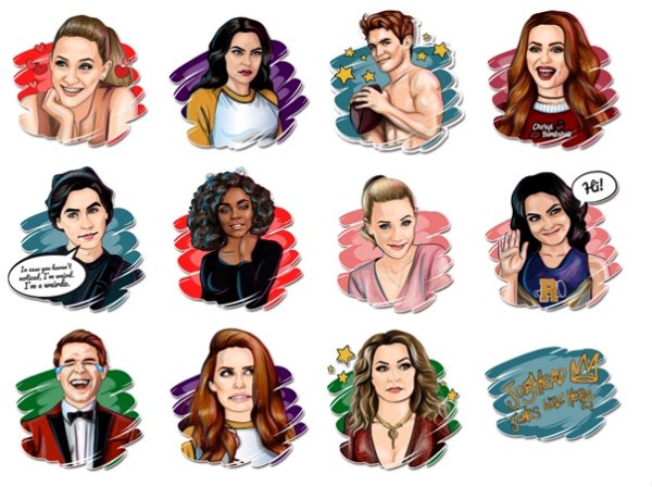 Стикеры Ривердейл Вероника