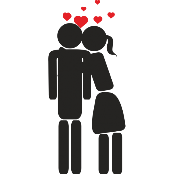 Наклейки для влюбленных