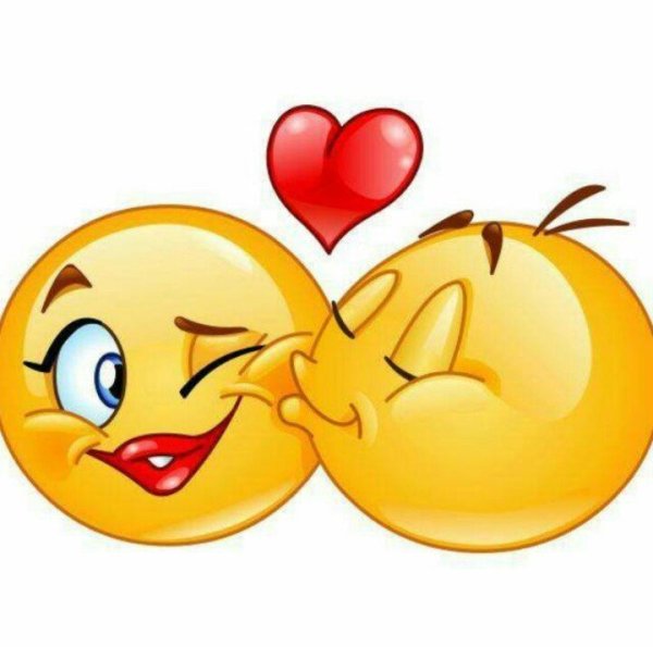 Смайлики поцелуйчики