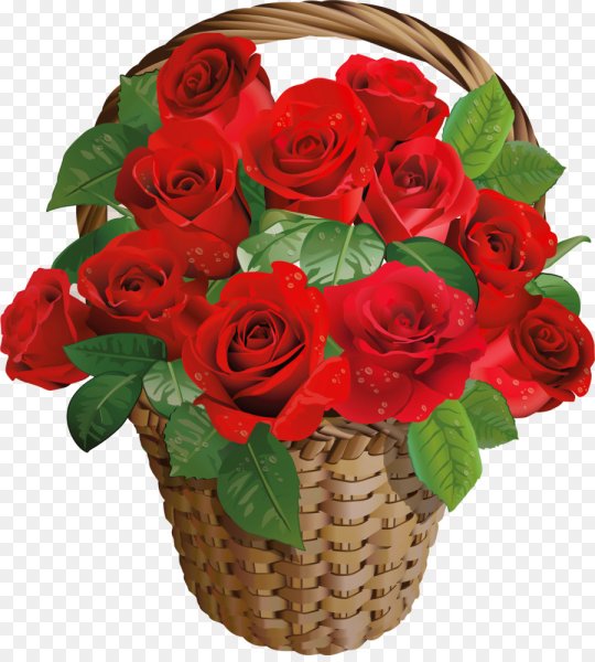 Корзина роз