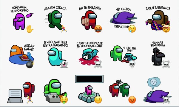 Among us us Стикеры