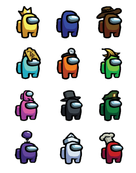 Амонг АС персонажи