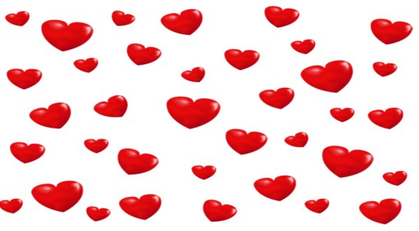 Фон поцелуи и сердечки