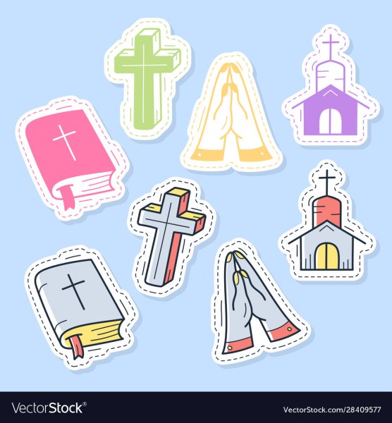 Христианские наклейки крест
