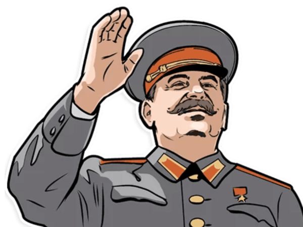 Стикер Сталина для ватсап